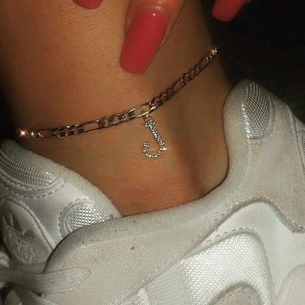 anklets stainless steel 26 letters for women gold a-z alphabet foot chain crystal anklet bracelet boho vintage jewelry gift, Red;blue
anklets stainless steel 26 letters for women gold a-z alphabet foot chain crystal anklet bracelet boho vintage jewelry gift, Red;blue