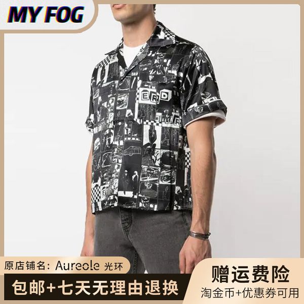 fashiondemon enfants riches d prim erd melancholy rich second generation black and white cartoon shirt high street short, White;black
fashiondemon enfants riches d prim erd melancholy rich second generation black and white cartoon shirt high street short, White;black