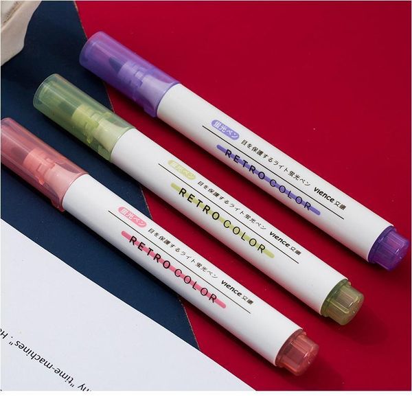 6 colors/pack highlighters pens chisel tip highlighter morandi fluorescent marker set for student office c jlleyr
6 colors/pack highlighters pens chisel tip highlighter morandi fluorescent marker set for student office c jlleyr