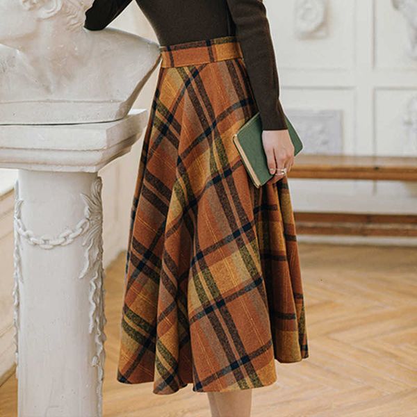 skirts autumn winter women long midi woolen vintage elegant ladies high waist a-line plaid skirt rokjes dames gj2i, Black
skirts autumn winter women long midi woolen vintage elegant ladies high waist a-line plaid skirt rokjes dames gj2i, Black