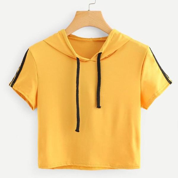 women's blouses & shirts 2021 fashion hooded blouse striped o-neck crop tee casual summer ladies female women short sleeve blu, White
women's blouses & shirts 2021 fashion hooded blouse striped o-neck crop tee casual summer ladies female women short sleeve blu, White