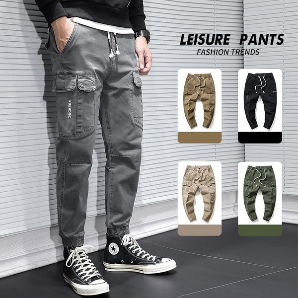 2021 new newly designer fashion men jeans outdoor casual multi pockets cargo pants overalls streetwear hip hop joggers wide leg trouser xb7b, Blue
2021 new newly designer fashion men jeans outdoor casual multi pockets cargo pants overalls streetwear hip hop joggers wide leg trouser xb7b, Blue