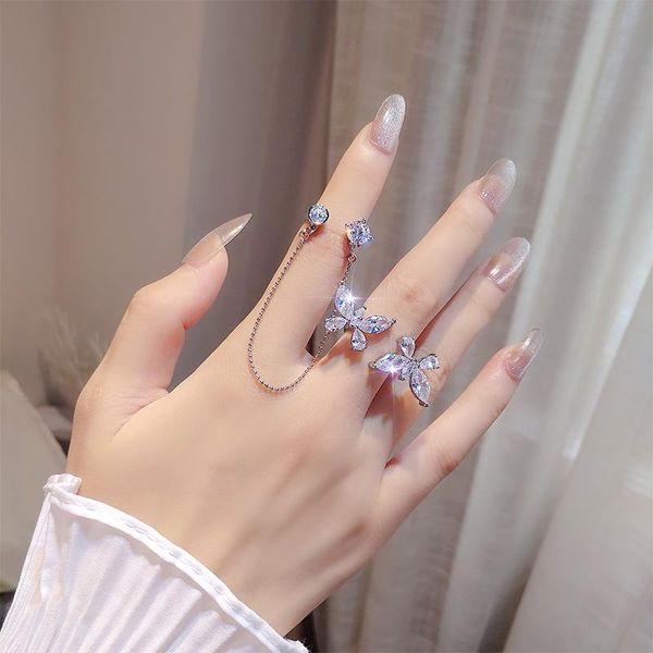wedding rings fashion korean chic crystal butterfly tassel opening adjustable trendy exaggerate forefinger for women jewelry, Slivery;golden
wedding rings fashion korean chic crystal butterfly tassel opening adjustable trendy exaggerate forefinger for women jewelry, Slivery;golden