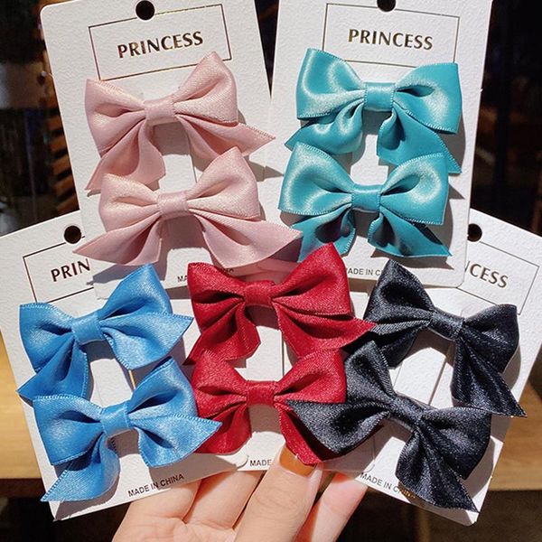 hair accessories a pair of children's bow hairpins kids clip fashion headwear girls pure color organza side clips simple, Slivery;white
hair accessories a pair of children's bow hairpins kids clip fashion headwear girls pure color organza side clips simple, Slivery;white