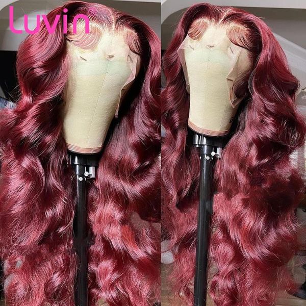 lace wigs luvin 99j burgundy red transparent 30 32 inch human hair for black woman highlight colored body wave frontal wig, Black;brown
lace wigs luvin 99j burgundy red transparent 30 32 inch human hair for black woman highlight colored body wave frontal wig, Black;brown