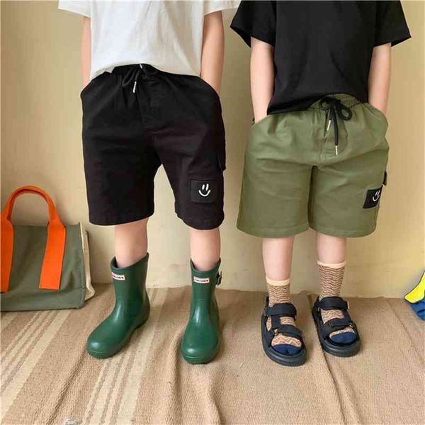 summer boys fashion knee length cargo pants kids solid color ealstic cotton loose trousers 210708, Blue
summer boys fashion knee length cargo pants kids solid color ealstic cotton loose trousers 210708, Blue