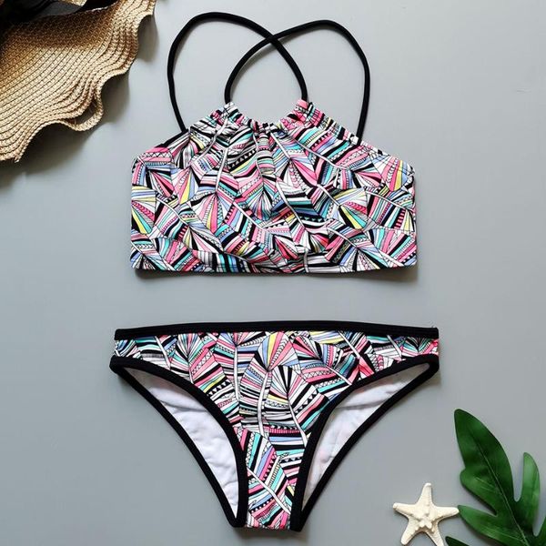 5-12 years girl swimsuit kids bandage girl bikini set high neck two piece children's swimwear print girls bathing suit beachwear
5-12 years girl swimsuit kids bandage girl bikini set high neck two piece children's swimwear print girls bathing suit beachwear