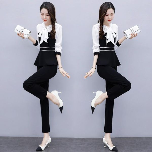 women's two piece pants 2021 office lady 3xl plus size clothing fashion 2 set spring elegant year-old female costume, White
women's two piece pants 2021 office lady 3xl plus size clothing fashion 2 set spring elegant year-old female costume, White