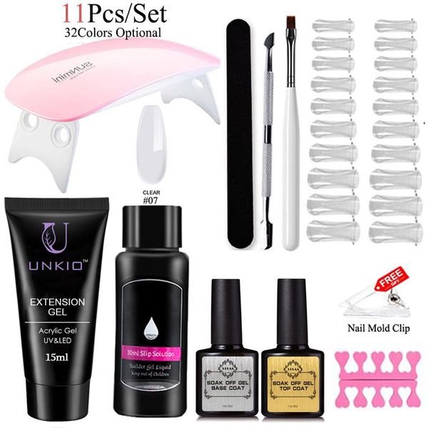 nail gel unkio 11pcs poly kit uv polish quick builder long-lasting extension set, Red;pink
nail gel unkio 11pcs poly kit uv polish quick builder long-lasting extension set, Red;pink