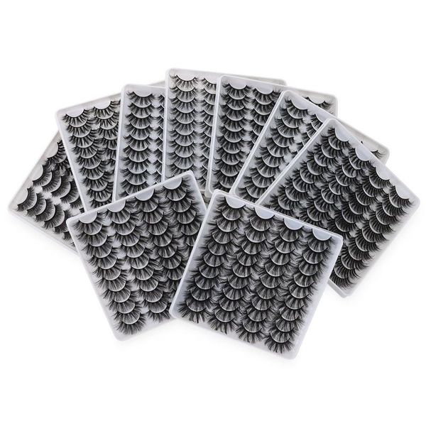 false eyelashes skonhed 20 pairs 3d faux mink fluffy volume lashes natural long extension handmade beauty makeup tool
false eyelashes skonhed 20 pairs 3d faux mink fluffy volume lashes natural long extension handmade beauty makeup tool