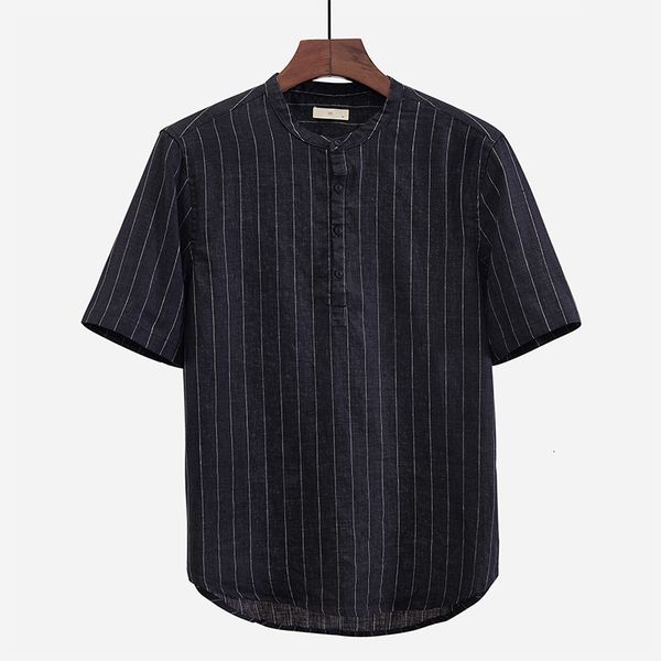 2021 new brand striped linen men summer casual business shirts male italy stly short sleeve flax mens shirt chemise de marque w1mz, White
2021 new brand striped linen men summer casual business shirts male italy stly short sleeve flax mens shirt chemise de marque w1mz, White