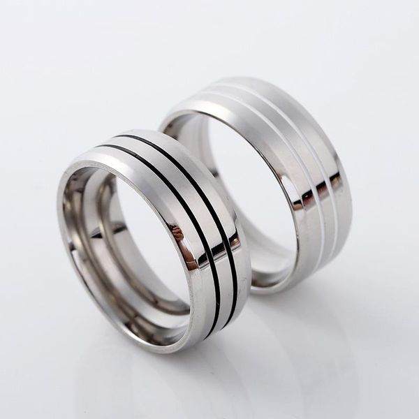 wedding rings fashion simple stainless steel couple ring for men and women creative striped titanium engagement, Slivery;golden
wedding rings fashion simple stainless steel couple ring for men and women creative striped titanium engagement, Slivery;golden