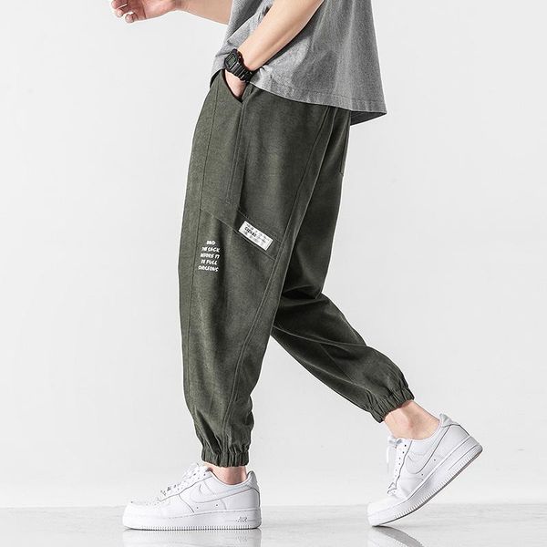 men's pants side pockets cargo harem 2021 ribbons black hip hop casual male joggers trousers fashion streetwear
men's pants side pockets cargo harem 2021 ribbons black hip hop casual male joggers trousers fashion streetwear