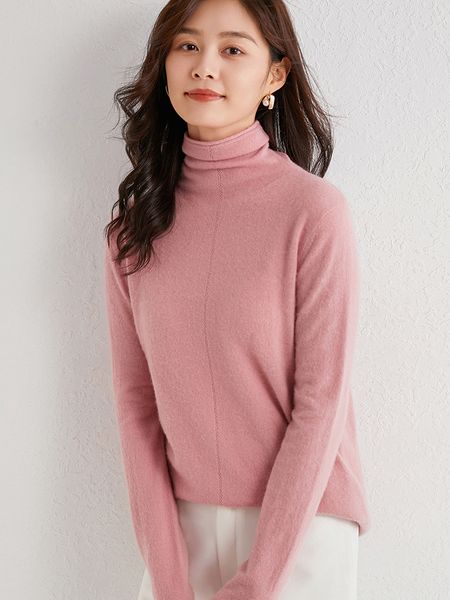 turtleneck median libral line sweater 100% semi-worsted women's jumper pure wool pullover full sleeve 2021 new soft hujo, White;black
turtleneck median libral line sweater 100% semi-worsted women's jumper pure wool pullover full sleeve 2021 new soft hujo, White;black