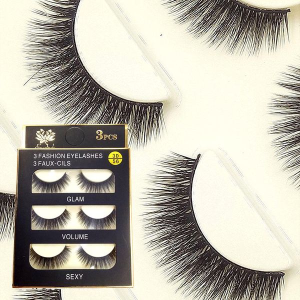 false eyelashes 3d56 3pcs 3d hand made fake lashes black cotton stalk natural long soft eye lash reuse daily extension
false eyelashes 3d56 3pcs 3d hand made fake lashes black cotton stalk natural long soft eye lash reuse daily extension