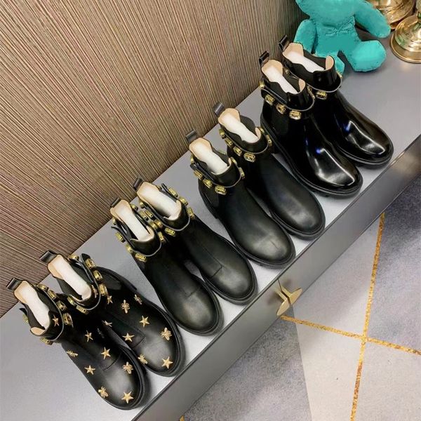 luxury brand designer women high heel boots half boot martin boots ankle slip-on casual shoes fashion stripe star bee printing 100% leather, Black
luxury brand designer women high heel boots half boot martin boots ankle slip-on casual shoes fashion stripe star bee printing 100% leather, Black