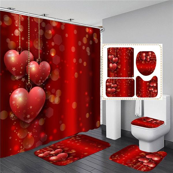 shower curtains red heart curtain set 4pcs bathroom with hooks soft mat carpet rugs romantic valentine's day home decorative
shower curtains red heart curtain set 4pcs bathroom with hooks soft mat carpet rugs romantic valentine's day home decorative