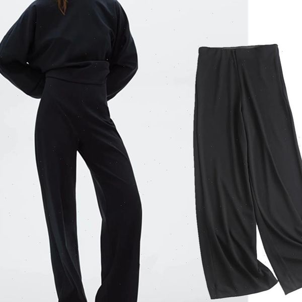 withered england style fashion women pant high waist causal wide leg pantalones mujer pantalon femme loose trousers, Black;white
withered england style fashion women pant high waist causal wide leg pantalones mujer pantalon femme loose trousers, Black;white