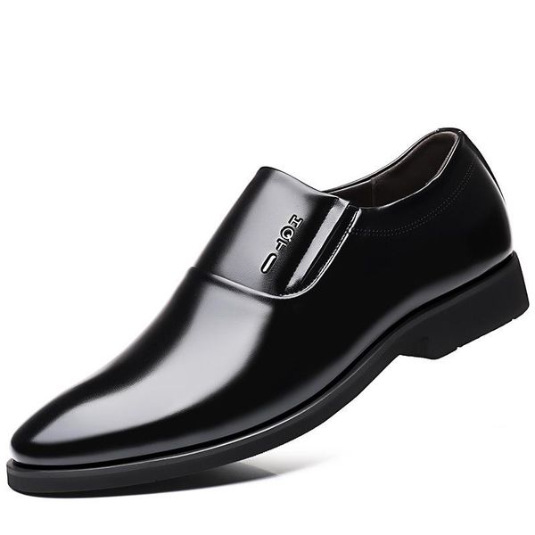 dress shoes slip on men formal business leather men's elegant suit office warm loafers, Black
dress shoes slip on men formal business leather men's elegant suit office warm loafers, Black