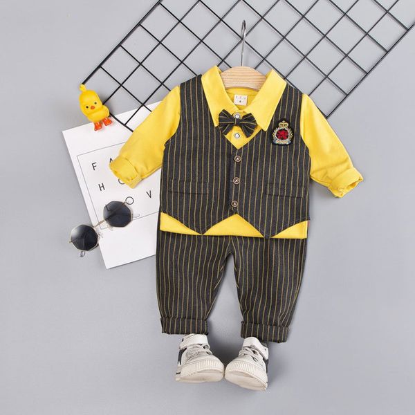 2021 new fashion children's clothing boys 3 pcs outfit spring autumn baby set cotton striped vest++pant kids clothes 1-5 year 4ee5, White
2021 new fashion children's clothing boys 3 pcs outfit spring autumn baby set cotton striped vest++pant kids clothes 1-5 year 4ee5, White
