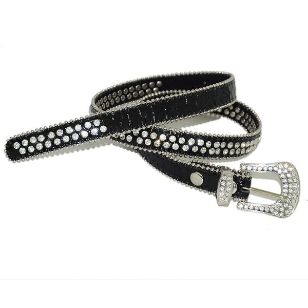 new style women's full diamond belt women's versatile diamond inlaid alligator belt, Black;brown
new style women's full diamond belt women's versatile diamond inlaid alligator belt, Black;brown