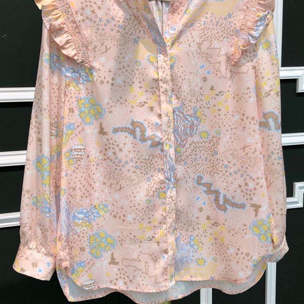 2021 new women floral printed shirt long sleeve single breasted ruffle lady blouse yln9, Black
2021 new women floral printed shirt long sleeve single breasted ruffle lady blouse yln9, Black