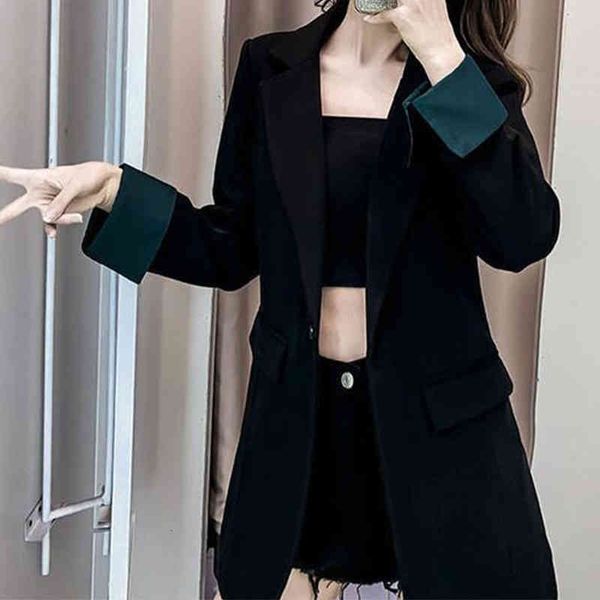 women's suits & blazers blazer com botão único, irmã fara, feminino, casual, jaqueta longa, para escritório, primavera, manga enta, White;black
women's suits & blazers blazer com botão único, irmã fara, feminino, casual, jaqueta longa, para escritório, primavera, manga enta, White;black
