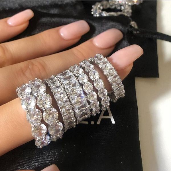 cluster rings wholesale eternity band promise ring 925 sterling silver cz engagement wedding for women men finger party jewelry, Golden;silver
cluster rings wholesale eternity band promise ring 925 sterling silver cz engagement wedding for women men finger party jewelry, Golden;silver