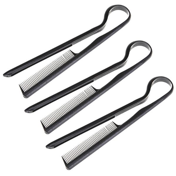 hair brushes 3pcs v-shaped combs plastic straightening clip comb hairdressing styling for lady, Silver
hair brushes 3pcs v-shaped combs plastic straightening clip comb hairdressing styling for lady, Silver