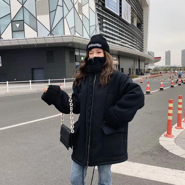 winter double-face faux suede jacket shaggy mid long outwear women keep warm long sleeve lapel coat hem buckle outerwear gray, Black
winter double-face faux suede jacket shaggy mid long outwear women keep warm long sleeve lapel coat hem buckle outerwear gray, Black