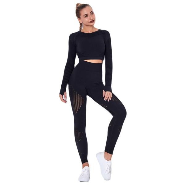 yoga outfit women set quick dry breathable sports gym wear high waist legging seamless fitness long sleeves crop knitting suit
yoga outfit women set quick dry breathable sports gym wear high waist legging seamless fitness long sleeves crop knitting suit