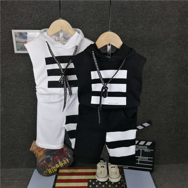 children's summer hooded 2021 new men's and women's personalized short sleeveless t-shirt + shorts two piece suit, White
children's summer hooded 2021 new men's and women's personalized short sleeveless t-shirt + shorts two piece suit, White