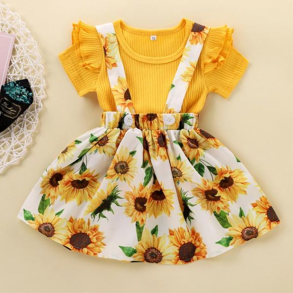 clothing sets born baby clothes summer infant girls set ruffled solid color +floral print suspender skirt, White
clothing sets born baby clothes summer infant girls set ruffled solid color +floral print suspender skirt, White