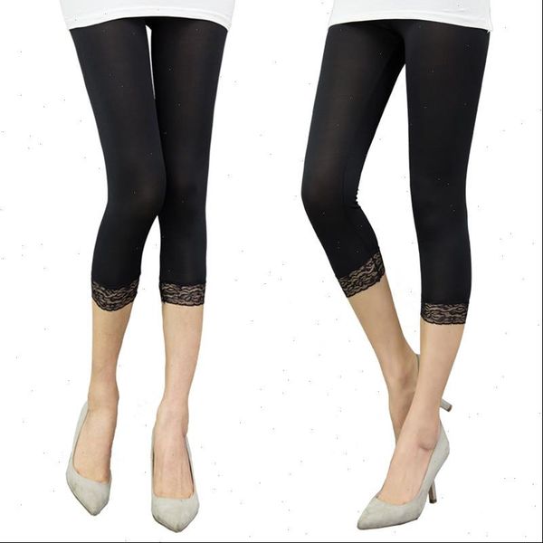 women elastic lace leggings summer thin three quarter pants bodycon jeggings big size cropped short trousers black white
women elastic lace leggings summer thin three quarter pants bodycon jeggings big size cropped short trousers black white
