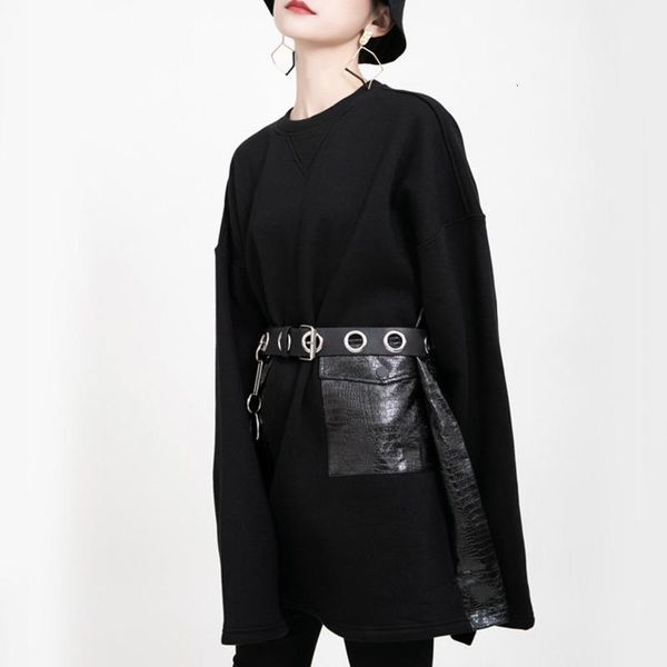 women's hoodies & sweatshirts mevgo woman black add velvet pu pockets patchwork fashion hoodie long sleeve autumn winter casual loose s
women's hoodies & sweatshirts mevgo woman black add velvet pu pockets patchwork fashion hoodie long sleeve autumn winter casual loose s