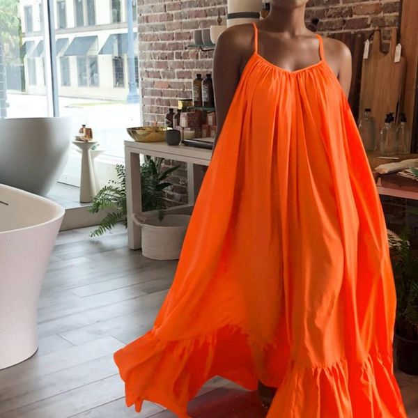 2021 celmia summer dress women short sleeve ruffled maxi long dress casual loose solid pleated beach robe plus size, Black;gray
2021 celmia summer dress women short sleeve ruffled maxi long dress casual loose solid pleated beach robe plus size, Black;gray