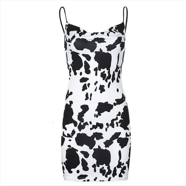 sleeveless milk cow printed womens dress mini sling backless slim clubwear 6xda, Black;gray
sleeveless milk cow printed womens dress mini sling backless slim clubwear 6xda, Black;gray