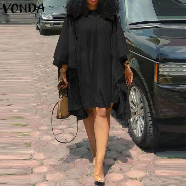 casual dresses mini dress 2021 vonda summer o neck solid party plus size bohemian vestidos femme short robe ladies sundress, Black;gray
casual dresses mini dress 2021 vonda summer o neck solid party plus size bohemian vestidos femme short robe ladies sundress, Black;gray
