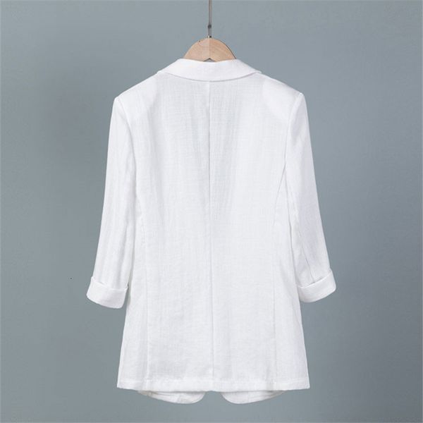 2021 new summer seven-point sleeve flax blazer casual plus size women korean thin black suit jacket 7xl e0006 o9sm, White;black
2021 new summer seven-point sleeve flax blazer casual plus size women korean thin black suit jacket 7xl e0006 o9sm, White;black