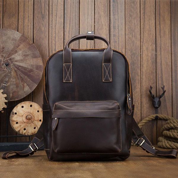 backpack luufan handmade leather men's business casual handbag fashion large-capacity travel bag
backpack luufan handmade leather men's business casual handbag fashion large-capacity travel bag