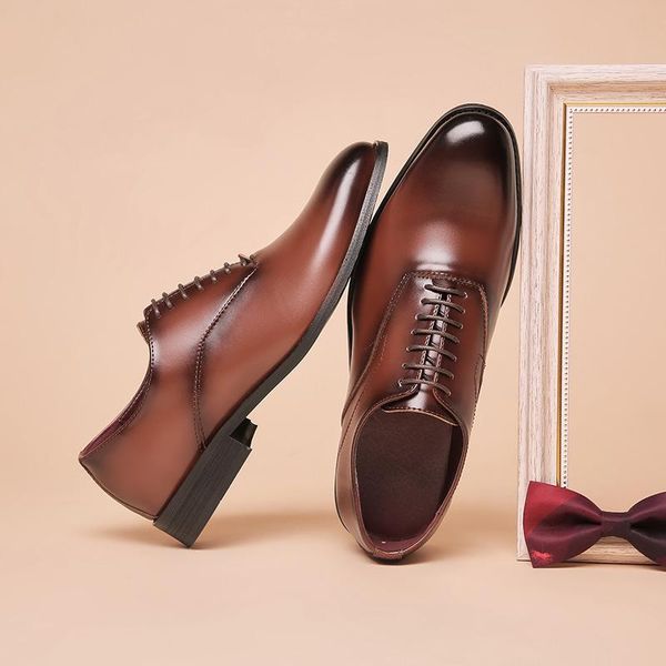 dress shoes x0038 men formal leather business casual office luxury male breathable oxfords, Black
dress shoes x0038 men formal leather business casual office luxury male breathable oxfords, Black
