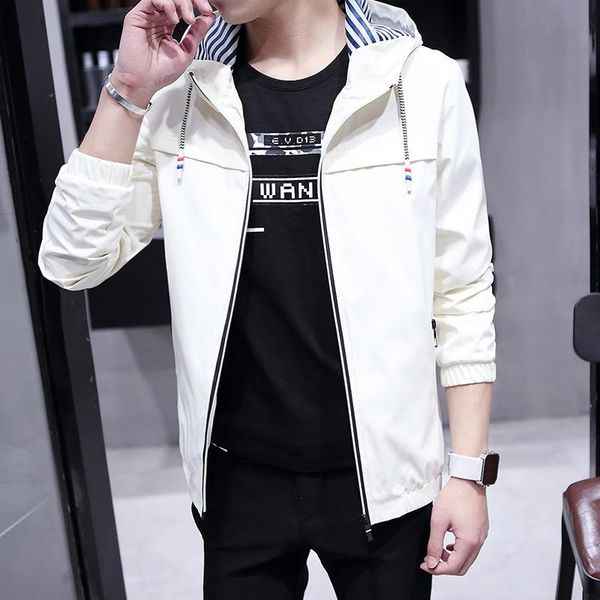 men's jackets and coats autumn winter long sleeve white blue black clothes with cap, Black;brown
men's jackets and coats autumn winter long sleeve white blue black clothes with cap, Black;brown