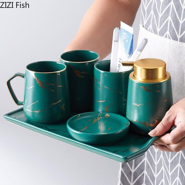 bath accessory set imitation marble ceramics five-piece washing bathroom decoration marriage gift mouth cup accessories
bath accessory set imitation marble ceramics five-piece washing bathroom decoration marriage gift mouth cup accessories