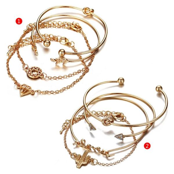 tennis h9ed 4 pcs/set golden bracelet vintage bangle women jewelry luxury fashion wedding, Golden;silver
tennis h9ed 4 pcs/set golden bracelet vintage bangle women jewelry luxury fashion wedding, Golden;silver