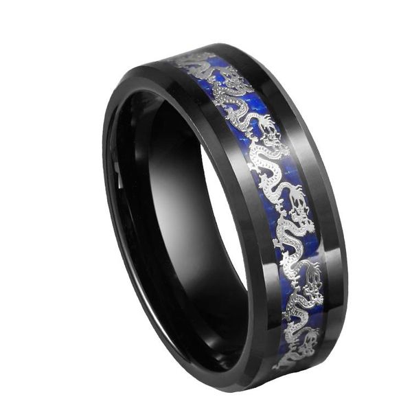 wedding rings 8mm tungsten silver dragon black band and blue carbide fiber inlay anniversary size 6-13, Slivery;golden
wedding rings 8mm tungsten silver dragon black band and blue carbide fiber inlay anniversary size 6-13, Slivery;golden