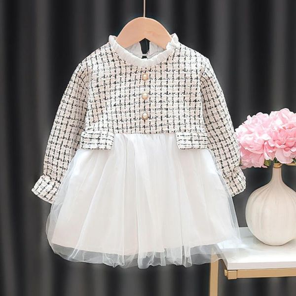 girl's dresses autumn baby girl dress long sleeve plaid printed mesh patchwork priness cute clothes toddler children, Red;yellow
girl's dresses autumn baby girl dress long sleeve plaid printed mesh patchwork priness cute clothes toddler children, Red;yellow