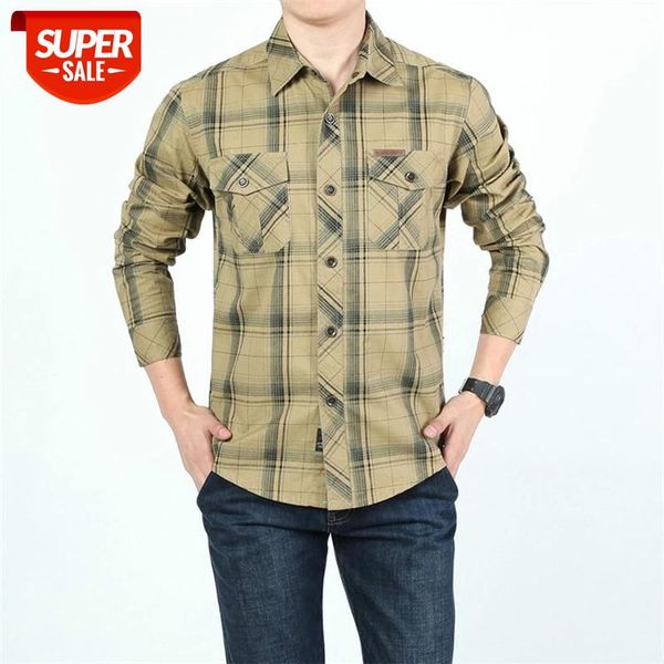 brand casual plaid shirts mens 2020 fashion long sleeve 100% cotton camiseta masculina military shirt men plus size 5xl #zz5w, White;black
brand casual plaid shirts mens 2020 fashion long sleeve 100% cotton camiseta masculina military shirt men plus size 5xl #zz5w, White;black