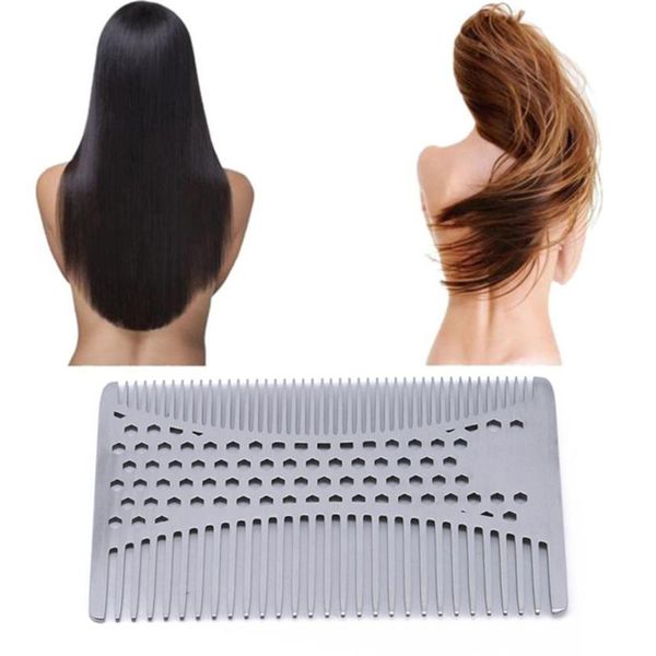 hair brushes silver stainless steel comb honeycomb size easy to carry anti-static teeth smooth does not hurt the scalp
hair brushes silver stainless steel comb honeycomb size easy to carry anti-static teeth smooth does not hurt the scalp