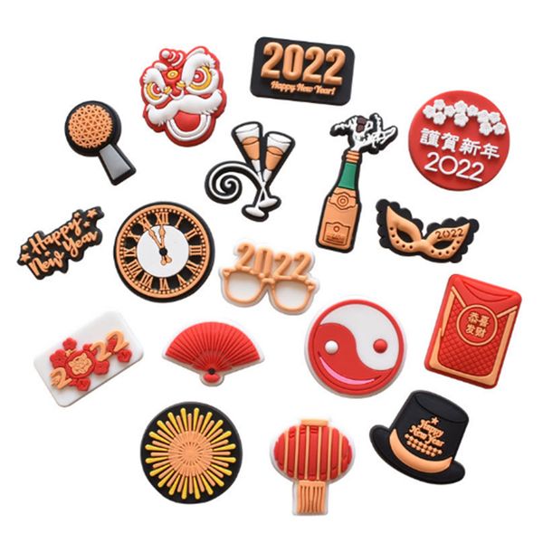 happy new year 2022 theme unisex-wholesale shoe charms shoe decoration for bracelets wristband party gifts, White;pink
happy new year 2022 theme unisex-wholesale shoe charms shoe decoration for bracelets wristband party gifts, White;pink