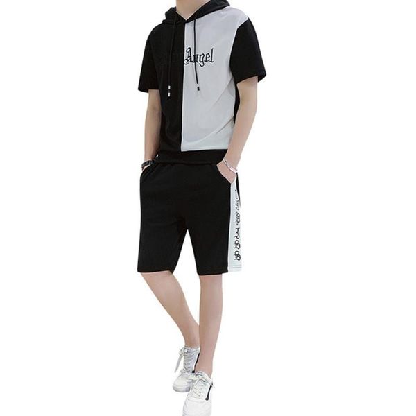 men's tracksuits rlyaeiz 2021 summer fashion casual set men tracksuit color patchwork hooded t shirts + shorts sporting suits male swea, Gray
men's tracksuits rlyaeiz 2021 summer fashion casual set men tracksuit color patchwork hooded t shirts + shorts sporting suits male swea, Gray